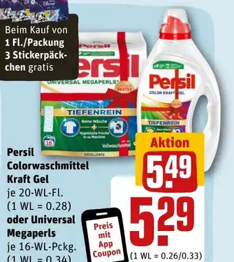 REWE DE Persil Colorwaschmittel Kraft Gel tilbud