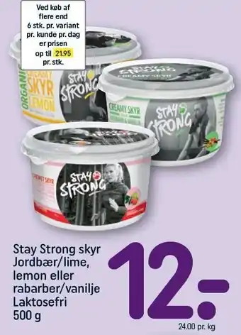 REMA 1000 Stay strong skyr tilbud