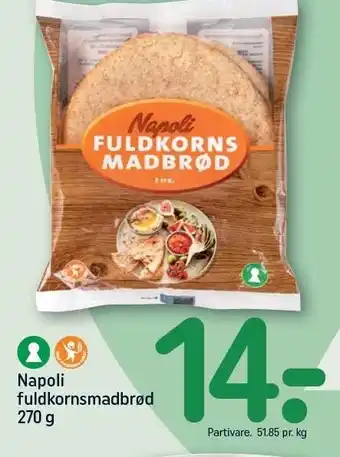 REMA 1000 Napoli fuldkornsmadbrød tilbud