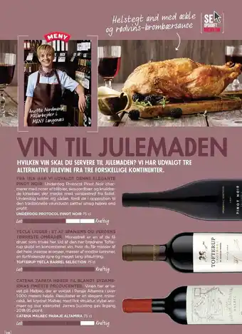 Vin til julemaden