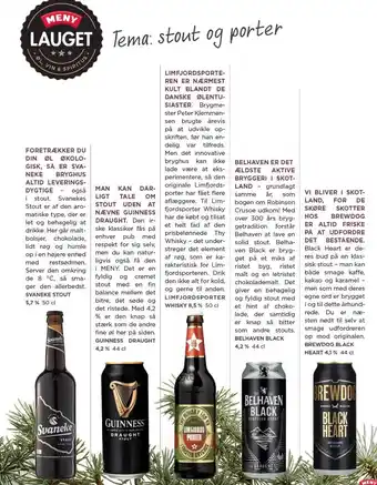 MENY Stout og porter tilbud