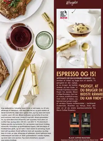 Espresso og is!