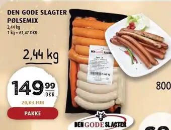 Scandinavian Park Den gode slagter pølsemix tilbud