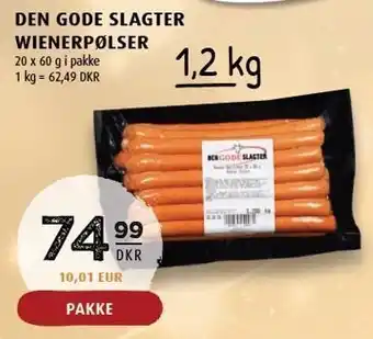 Scandinavian Park Den gode slagter wienerpølser tilbud