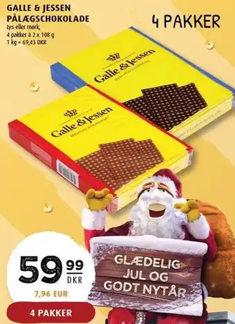 Scandinavian Park Galle & jessen pålægschokolade tilbud
