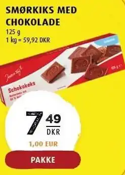 Scandinavian Park Smørkiks med chokolade tilbud