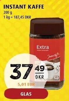 Scandinavian Park Instant kaffe tilbud