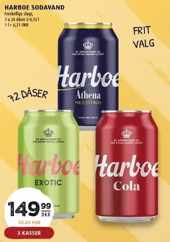 Scandinavian Park Harboe sodavand tilbud