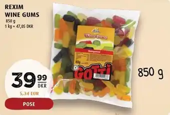 Scandinavian Park Rexim wine gums tilbud