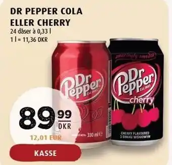 Scandinavian Park Dr pepper cola eller cherry tilbud