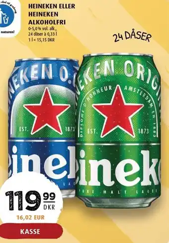 Scandinavian Park Heineken eller heineken alkoholfri tilbud