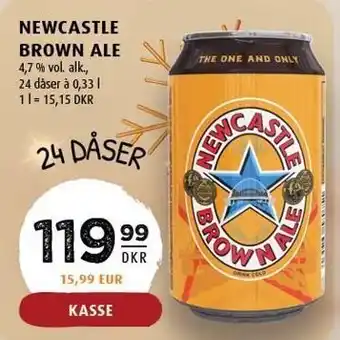 Scandinavian Park Newcastle brown ale tilbud