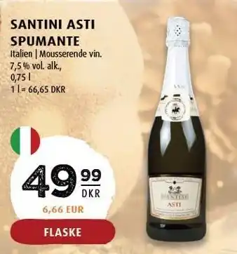 Scandinavian Park Santini asti spumante tilbud