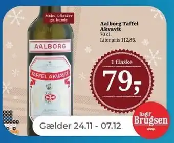 Netto Aalborg taffel akvavit tilbud