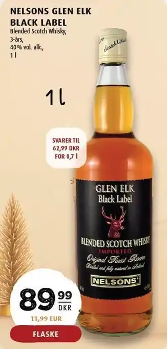 Scandinavian Park Nelsons glen elk black label tilbud