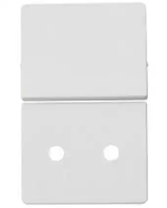 Harald Nyborg Lk fuga tangent stikkontakt 1½ modul - hvid tilbud