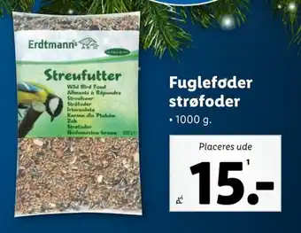 Lidl Fuglefoder strøfoder tilbud