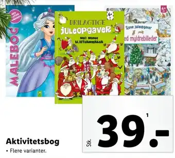 Lidl Aktivitetsbog tilbud