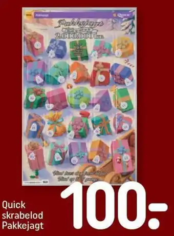 REMA 1000 Quick skrabelod Pakkejagt tilbud