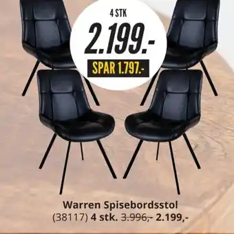 My Home Warren Spisebordsstol tilbud