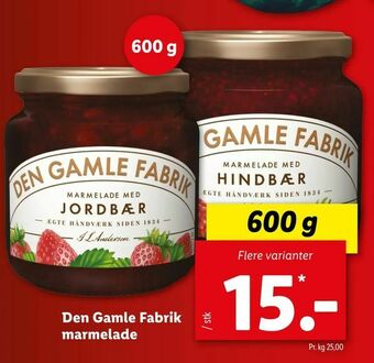 Let-Køb Den Gamle Fabrik marmelade tilbud