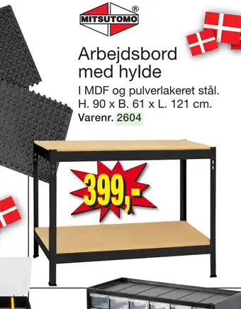 Harald Nyborg Arbejdsbord med hylde tilbud