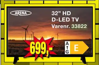 Harald Nyborg Arena 32 hd d-led tv tilbud
