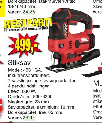 Harald Nyborg Stiksav tilbud