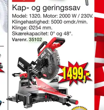 Harald Nyborg Kap- og geringssav tilbud