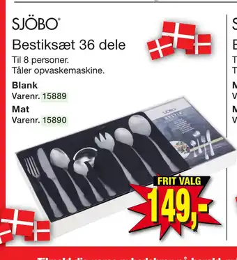 Harald Nyborg Bestiksæt 36 dele tilbud