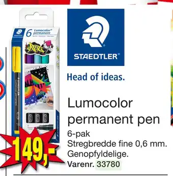 Harald Nyborg Lumocolor permanent pen tilbud