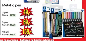 Harald Nyborg Metallic pen tilbud