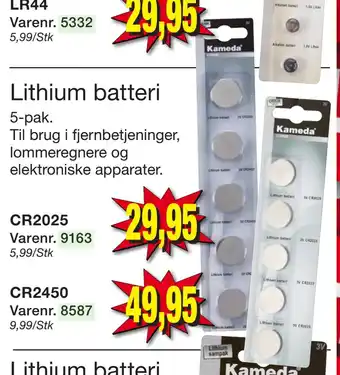 Harald Nyborg Lithium batteri tilbud