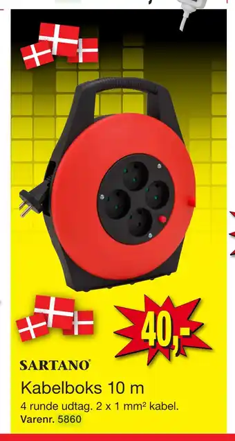 Harald Nyborg Kabelboks 10 m tilbud