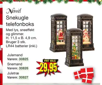 Harald Nyborg Snekugle telefonboks tilbud