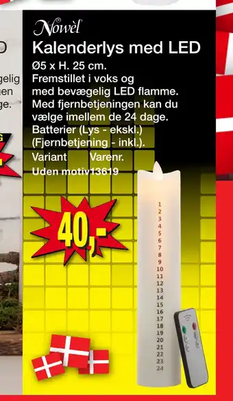 Harald Nyborg Kalenderlys med led tilbud