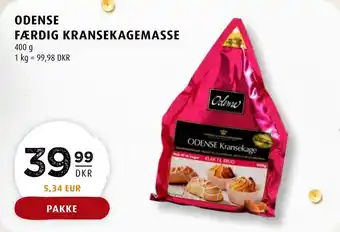 Scandinavian Park Odense færdig kransekagemasse tilbud