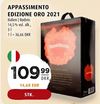 Scandinavian Park Appassimento edizione oro 2021 tilbud
