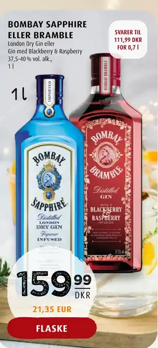 Scandinavian Park Bombay sapphire eller bramble tilbud