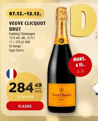 Scandinavian Park Veuve clicquot brut tilbud