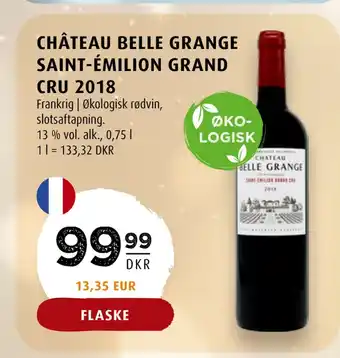 Scandinavian Park Château belle grange saint-émilion grand cru 2018 tilbud