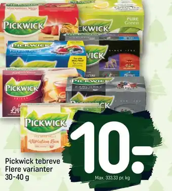 REMA 1000 Pickwick tebreve Flere varianter 30-40 g tilbud