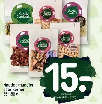 REMA 1000 Nødder, mandler eller kerner 35-150 g tilbud
