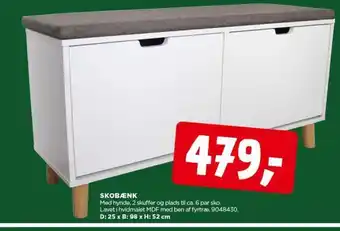 jem & fix SKOBÆNK tilbud
