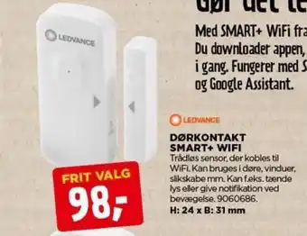 jem & fix DØRKONTAKT SMART+ WIFI tilbud