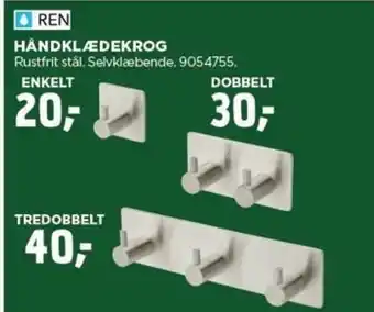 jem & fix HÅNDKLÆDEKROG tilbud