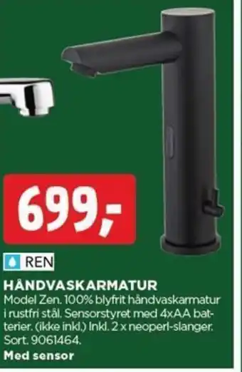 jem & fix HÅNDVASKARMATUR tilbud