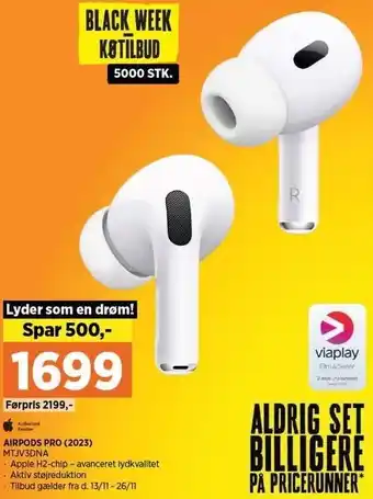 Power Apple airpods pro (2023) tilbud