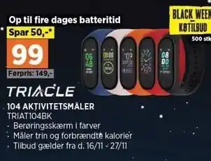 Power 104 aktivitetsmåler tilbud
