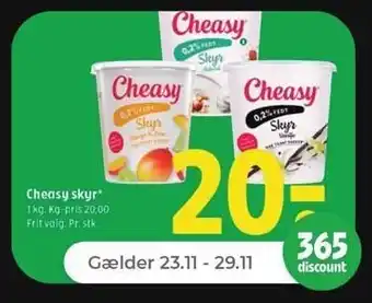 Netto Cheasy skyr tilbud